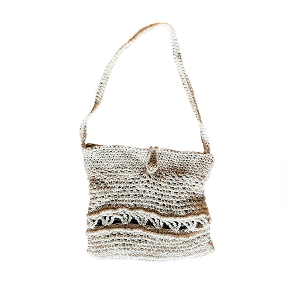 Vintage Crochet Mini Shoulder Bag